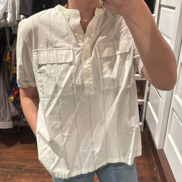 Shades of Grey by Micah Cohen Open Back Short Sleeve Small - Picture 1 of 8